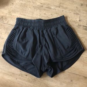 Black Lululemon Running Shorts, Size 2